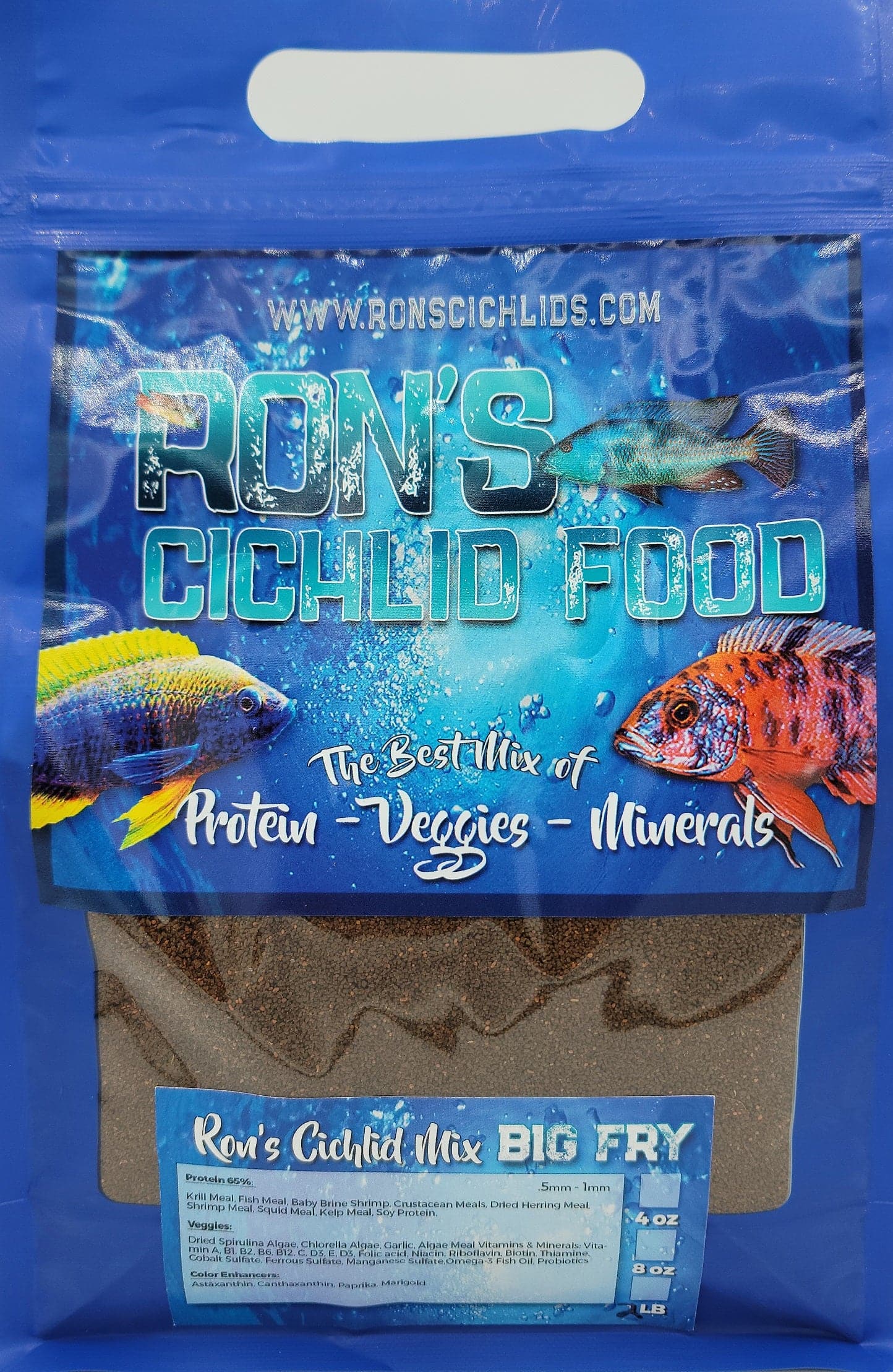 Ron's Cichlids Big Fry Food