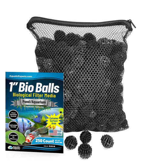 1-Inch Bio Balls Filter Media - Perfect for Aquarium & Small Pond Filters - High-Quality Bio Balls