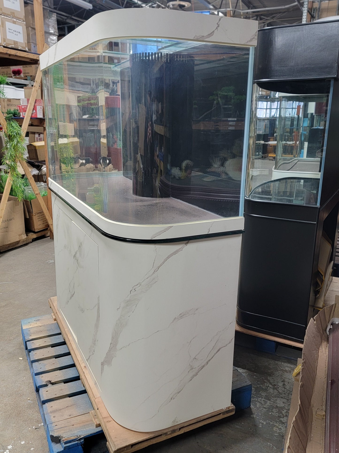 Reef Ready 170g Glass Bayview Flat Panoramic Aquarium Fish Tank Set