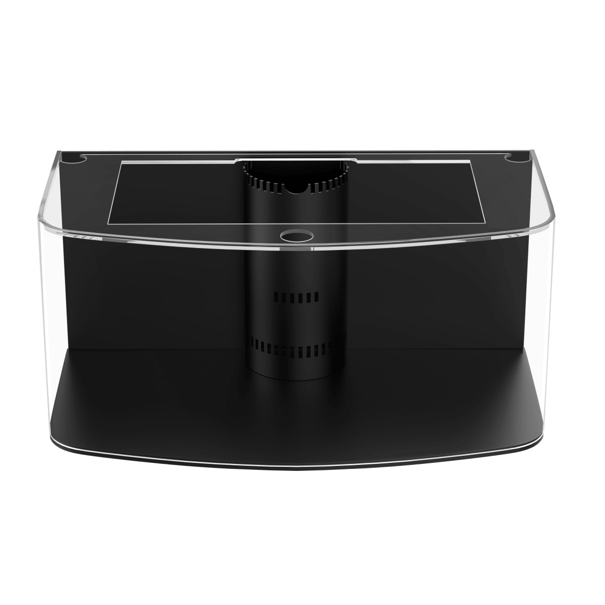 WARRANTY INCLUDED! 215 gallon GLASS bow front aquarium fish tank set