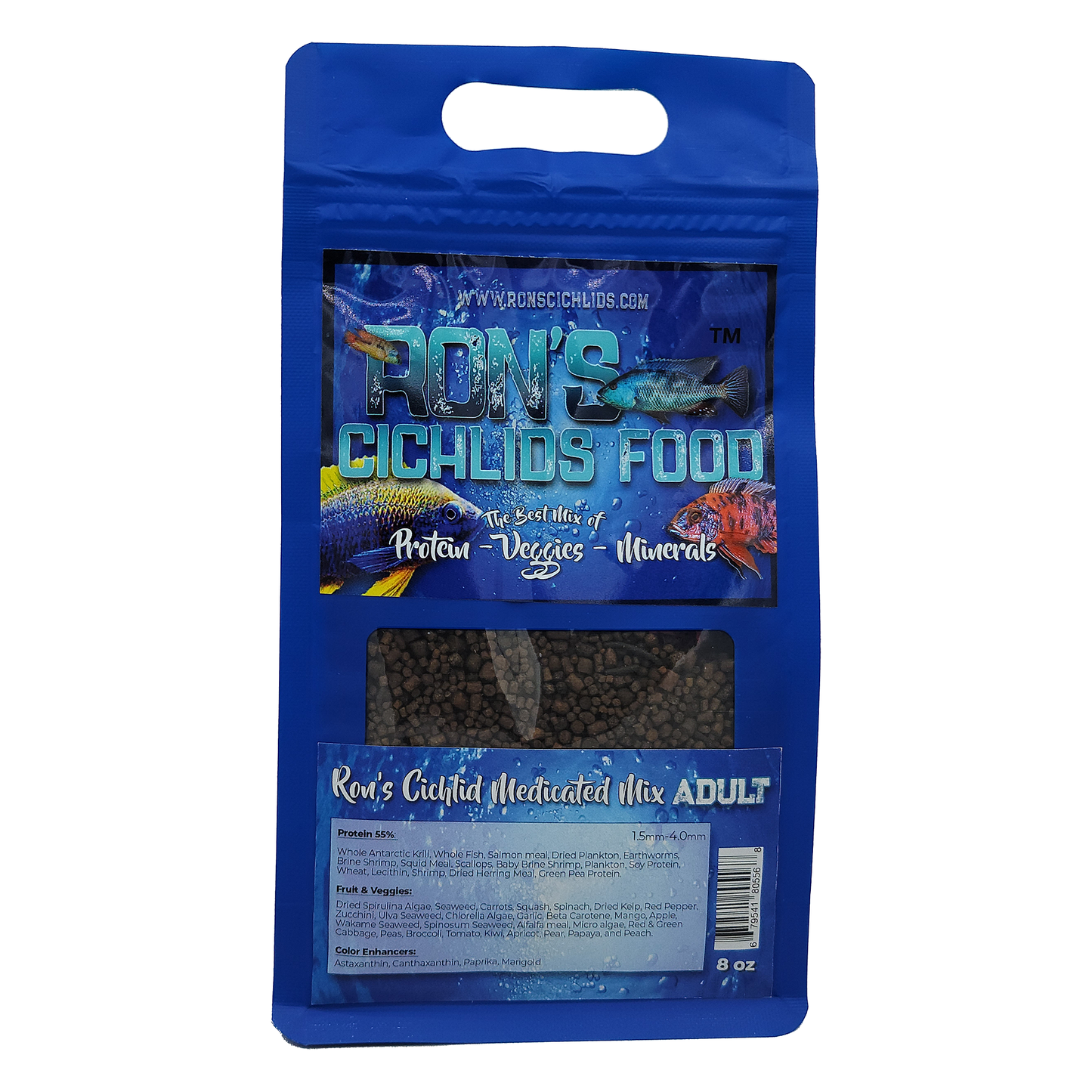 Ron's Cichlids Medicated Food Mix