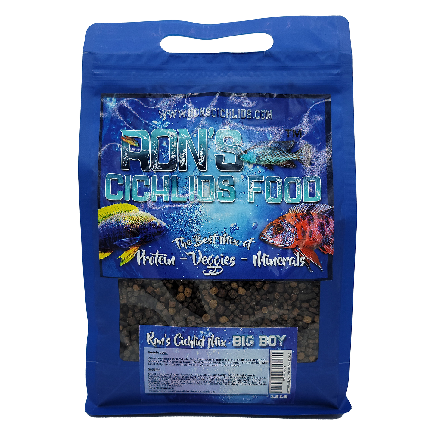 Ron's Cichlids "Big Boy" Food