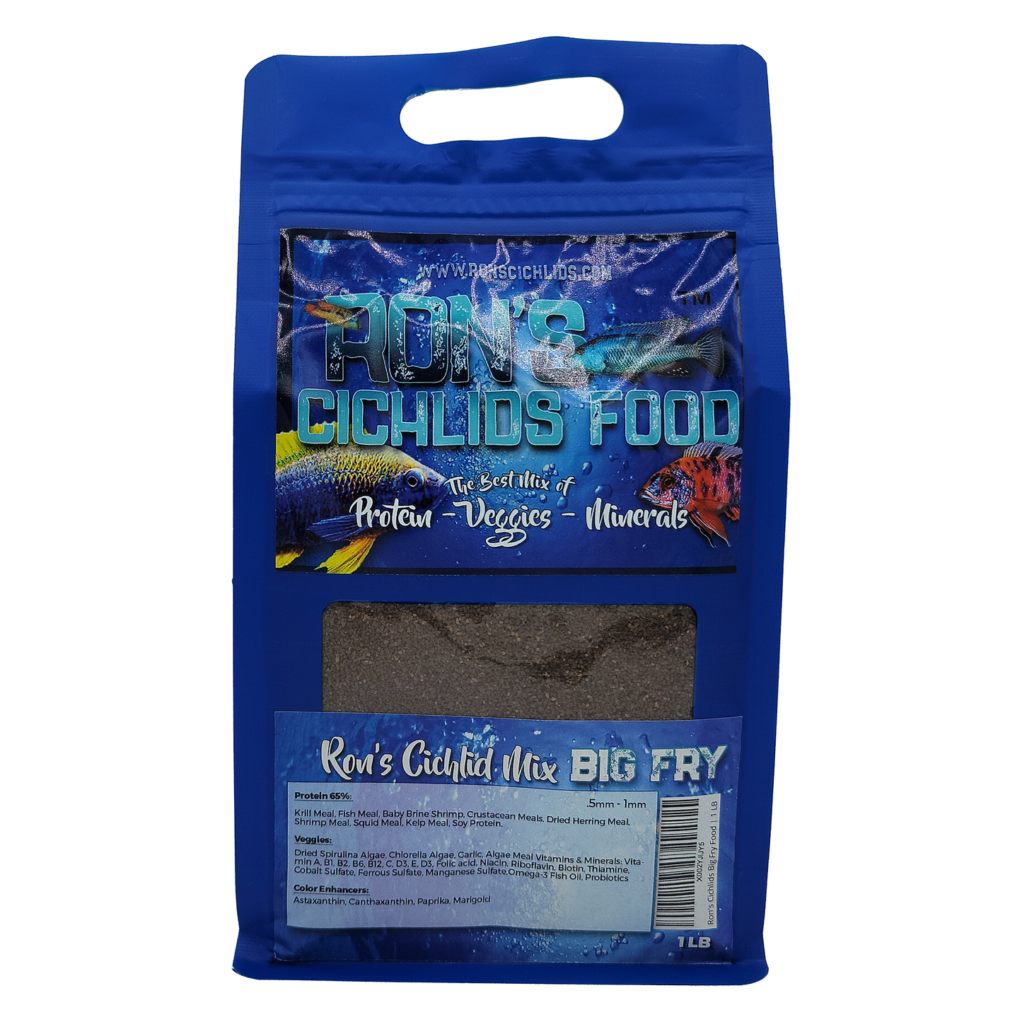 Ron's Cichlids Big Fry Food