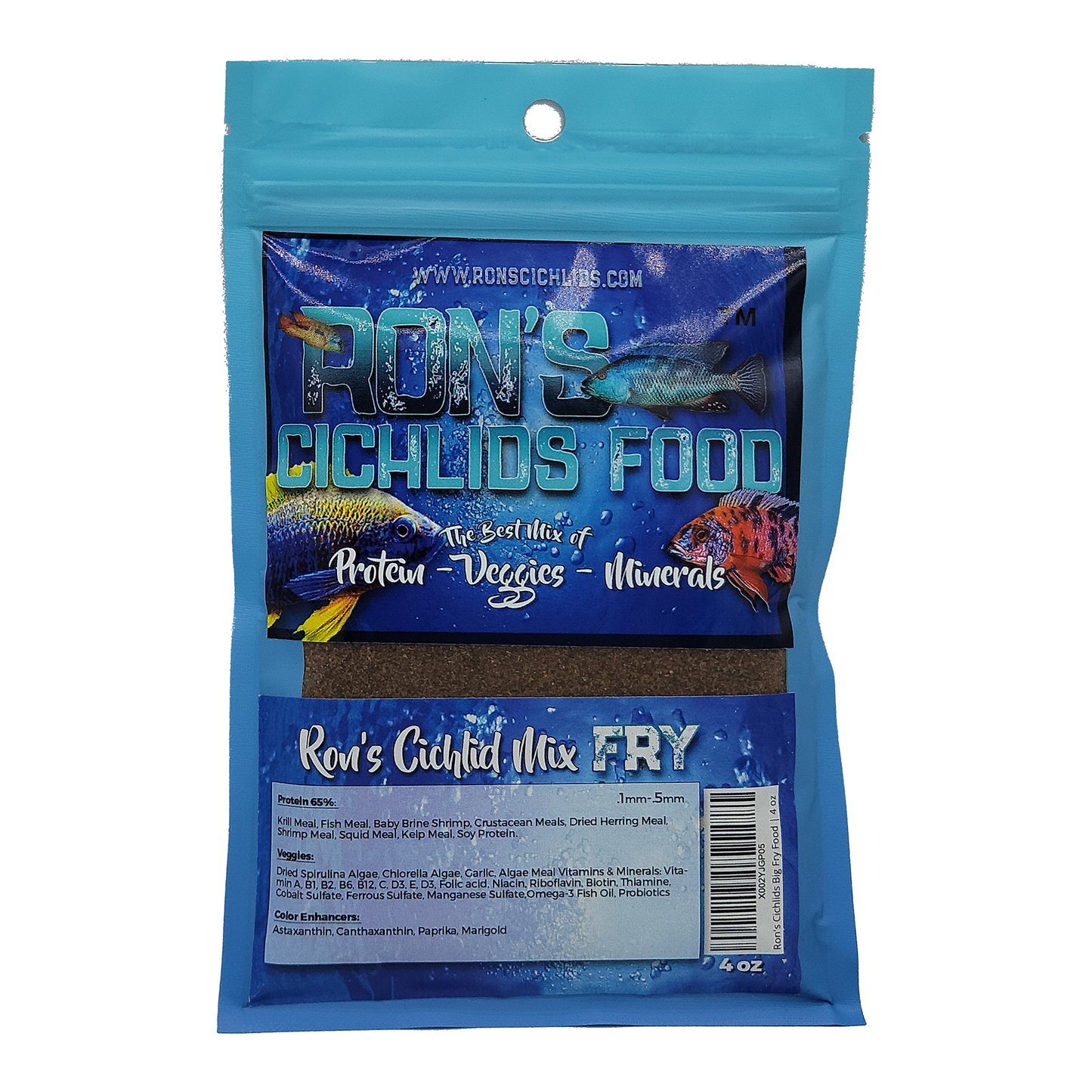 Ron's Cichlids Fry Food