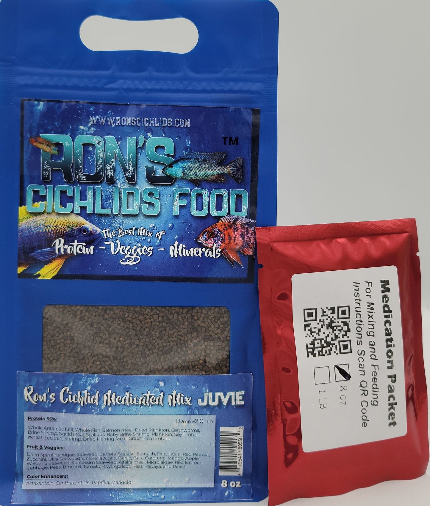 Ron's Cichlids Medicated Food Mix