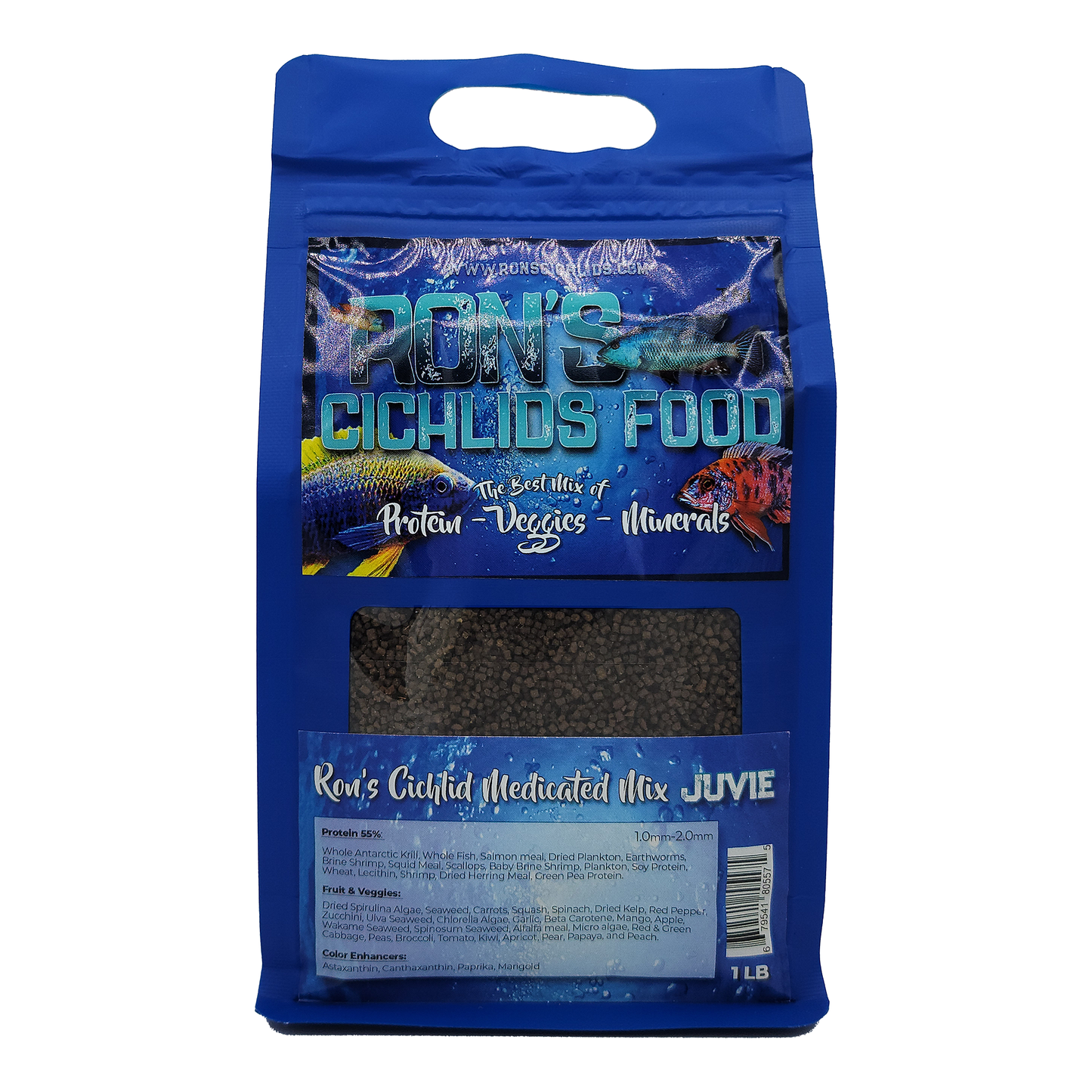 Ron's Cichlids Medicated Food Mix
