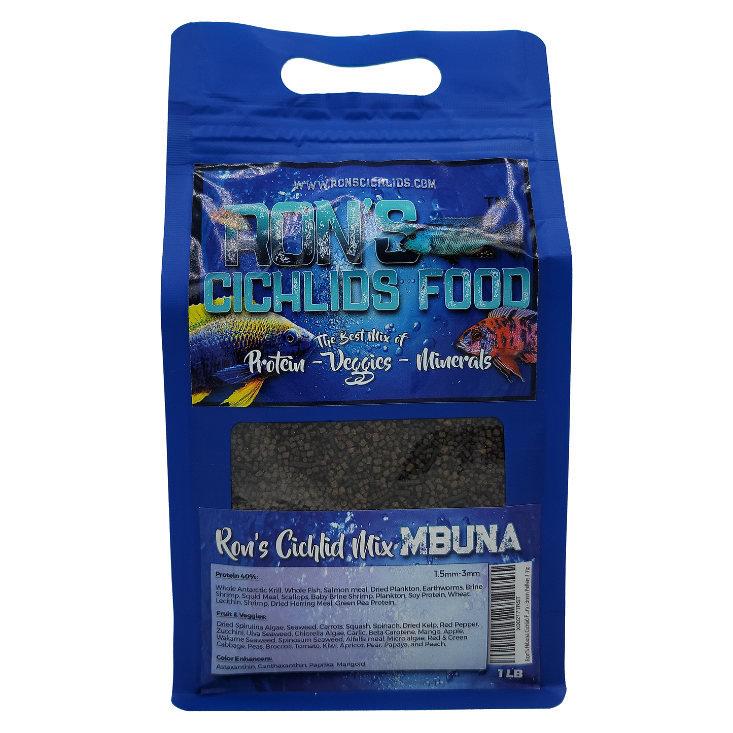 Ron's Cichlids Medicated Food Mix