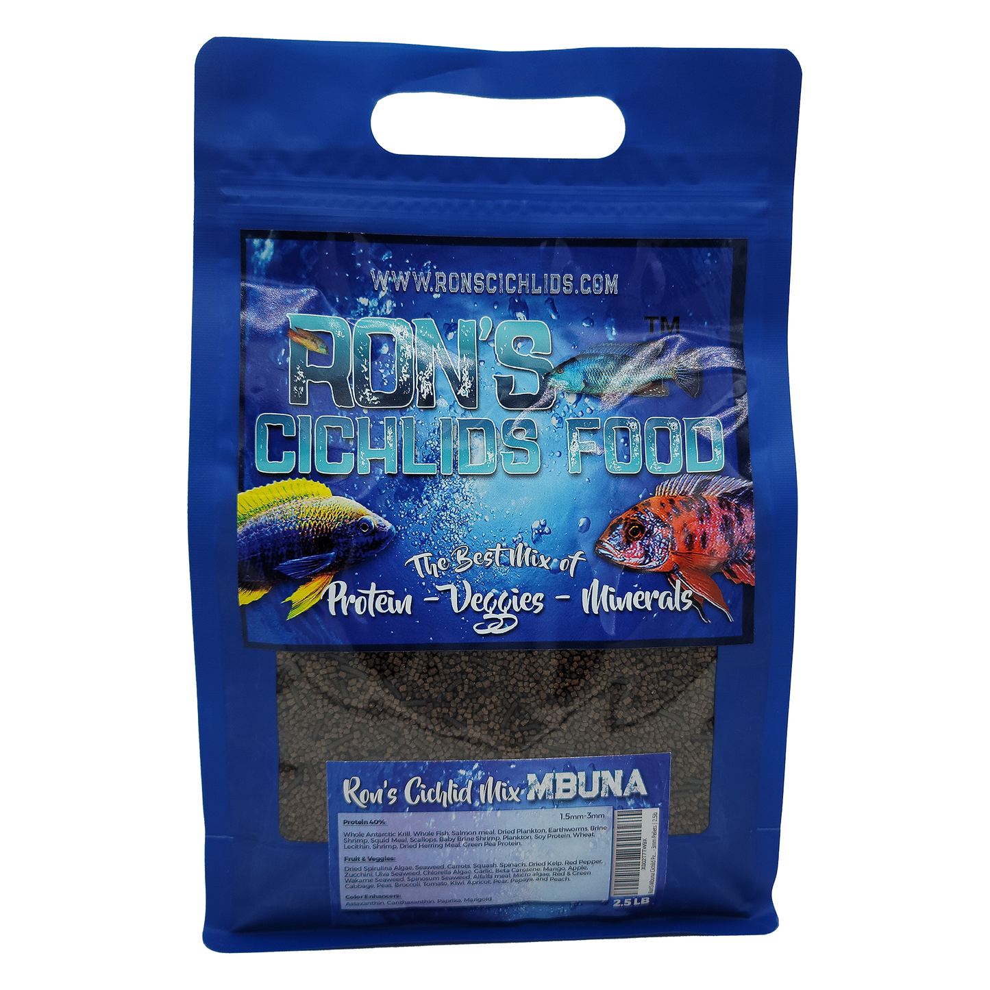 Ron's Cichlids Mbuna Food