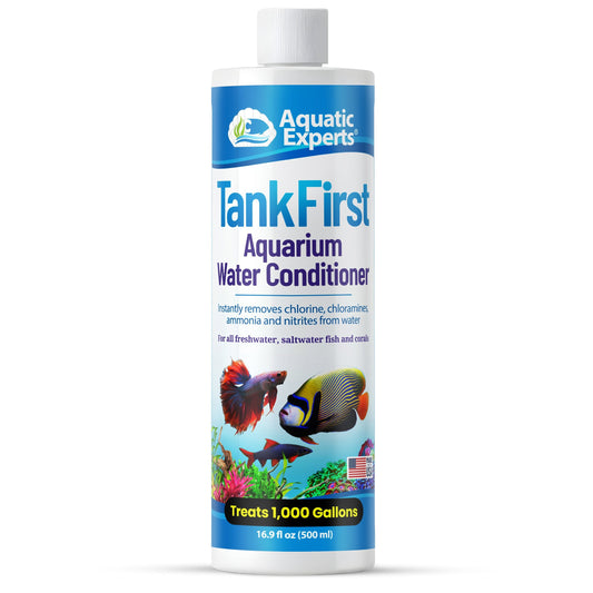 TankFirst Complete Aquarium Water Conditioner - Fish Water Conditioner, Instantly Removes Chlorine, Chloramines, and detoxifies Ammonia from Fish Tank