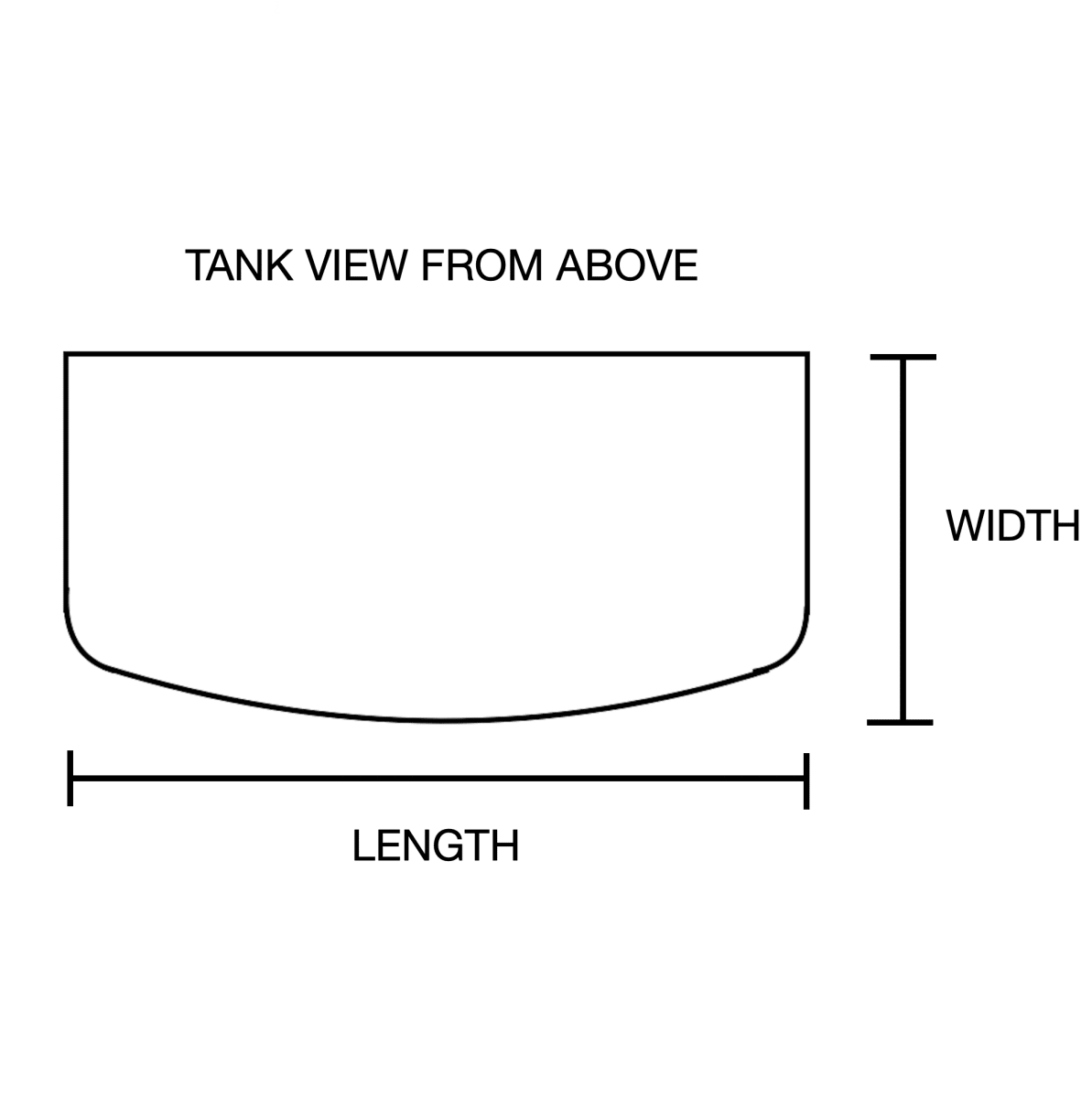 WARRANTY INCLUDED! 215 gallon GLASS bow front aquarium fish tank set